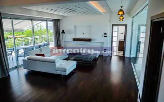 MODERN 3+2 B/R VILLA WITH SW/POOL IN AGIA FYLA AREA WITH SEA VIEW