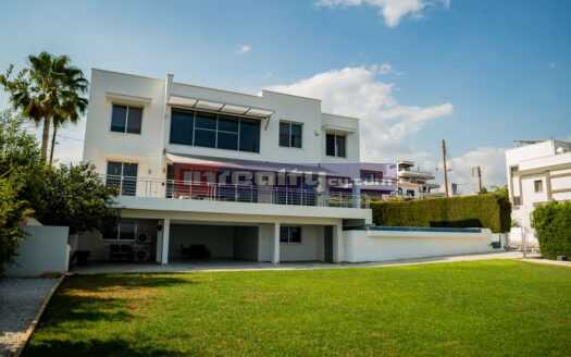 MODERN 3+2 B/R VILLA WITH SW/POOL IN AGIA FYLA AREA WITH SEA VIEW
