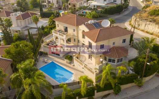 SEAVIEW 5 B/R VILLA WITH SW.POOL IN AG.TYCHONAS -ROUSSOS VILLAS