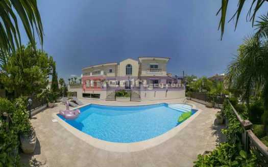 SEAVIEW 5 B/R VILLA WITH SW.POOL IN AG.TYCHONAS -ROUSSOS VILLAS
